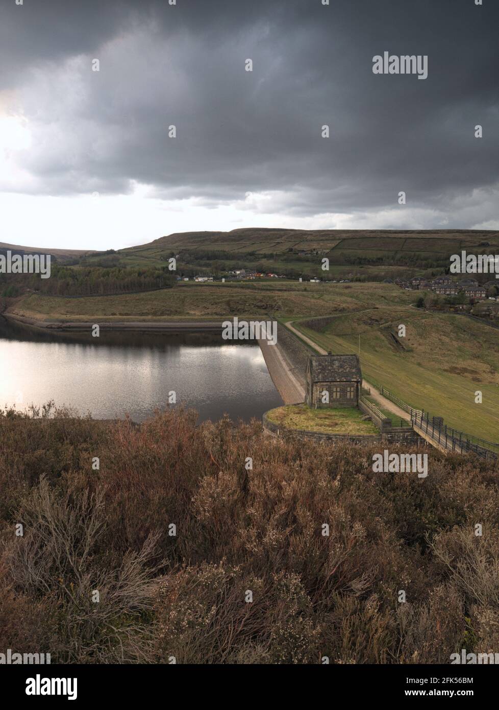 West Yorkshire Fire & Rescue Service tackle a moorland wildfire on the
