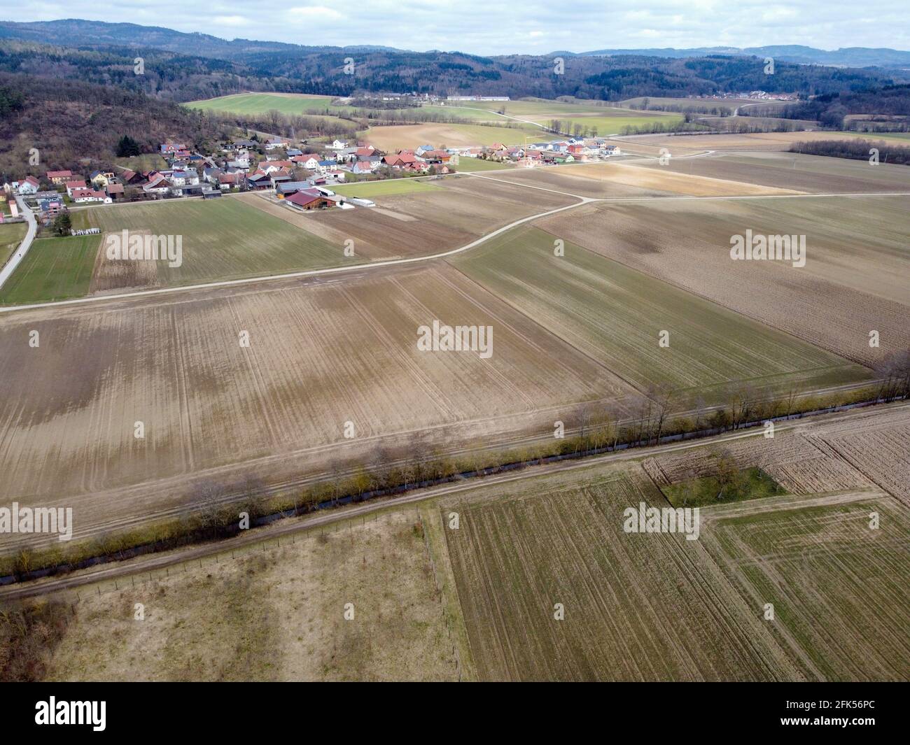 Agricultural field in Bavaria photographed in daylight Stock Photo - Alamy