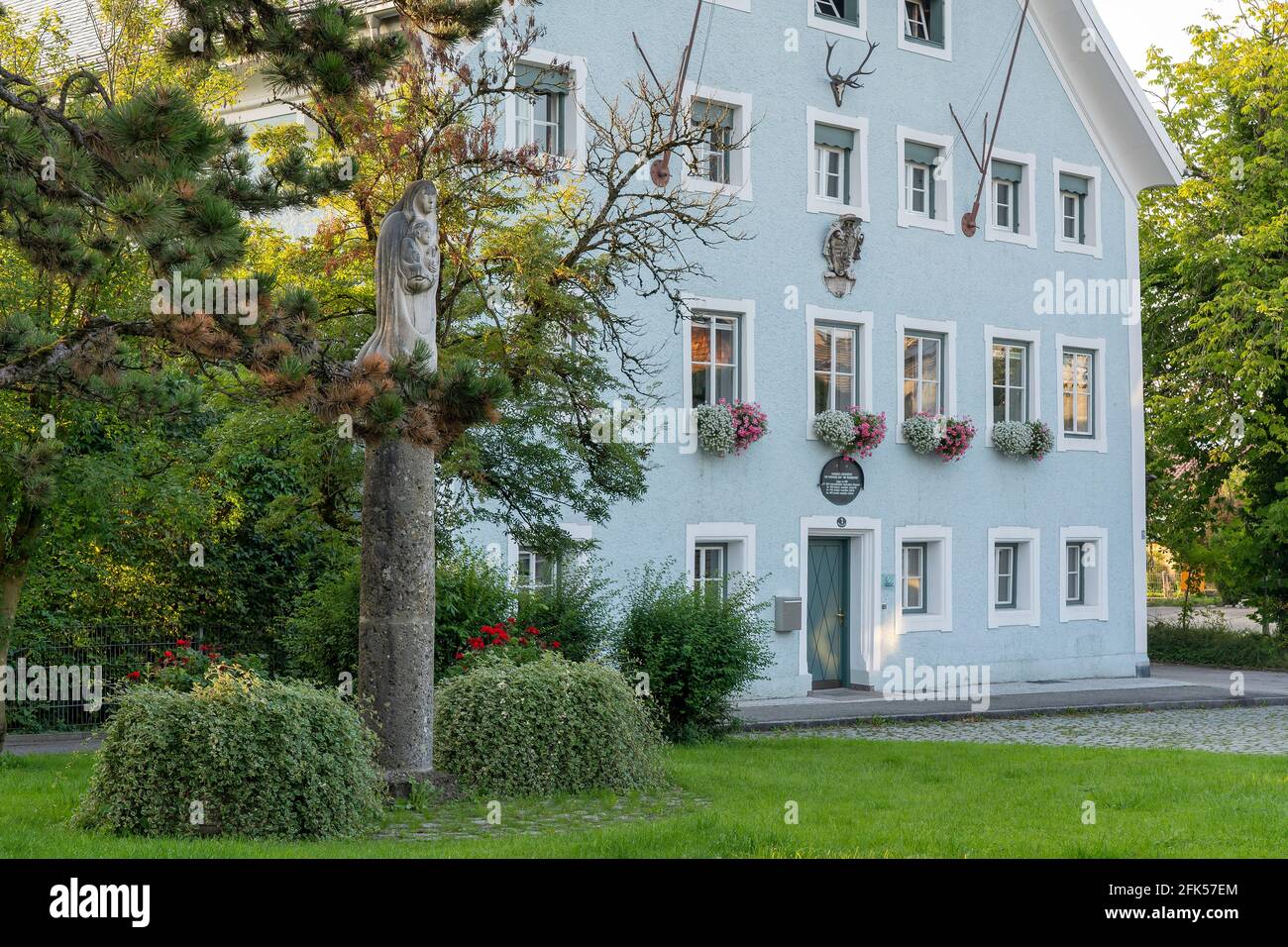 Das "Forstamt" in Teisendorf Stock Photo
