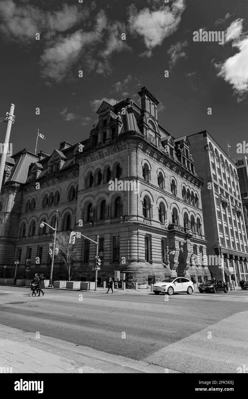 Ottawa city street view Black and White Stock Photos & Images - Alamy