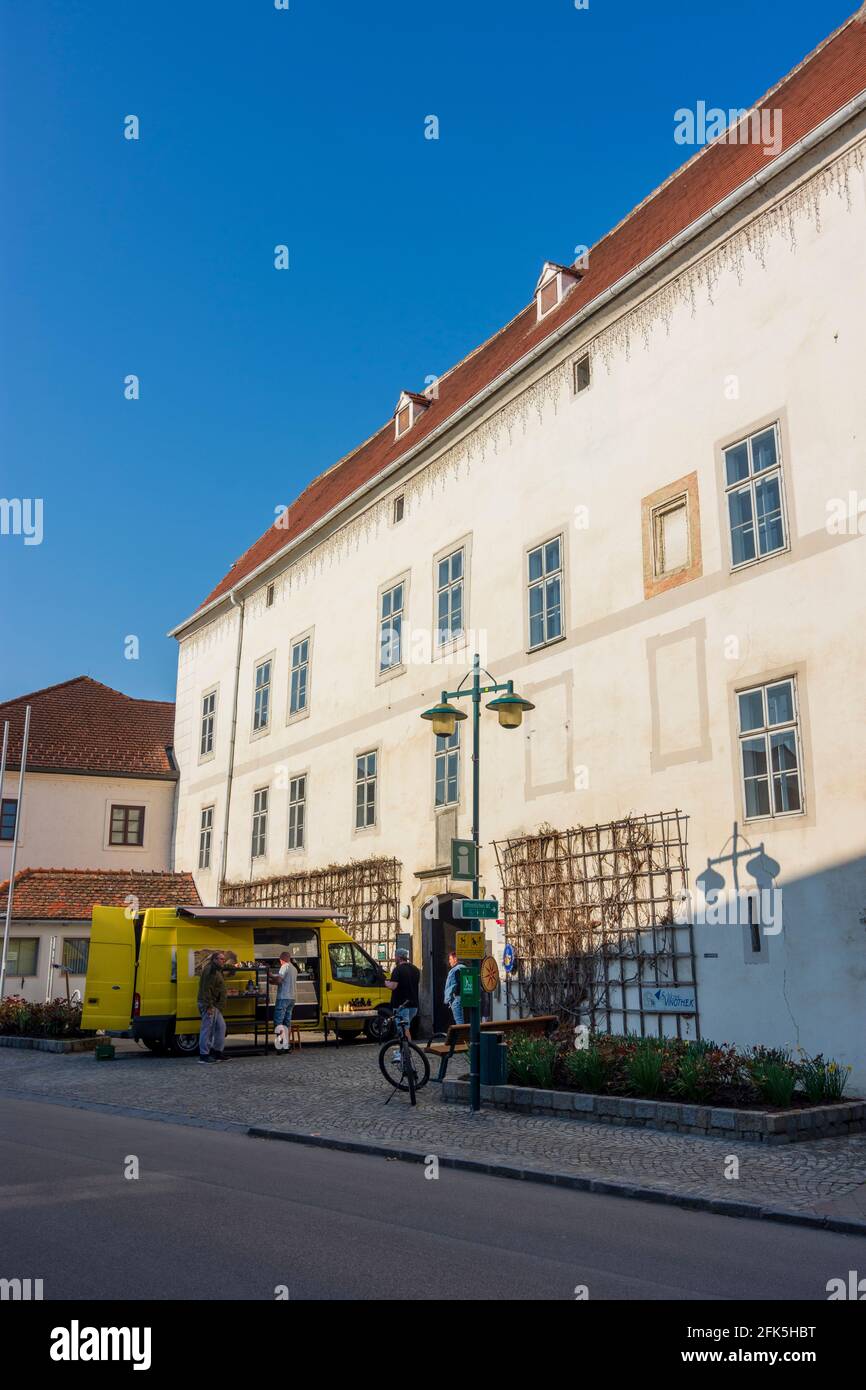 Traismauer: castle Schloss Traismauer in Donau, Niederösterreich, Lower Austria, Austria Stock Photo