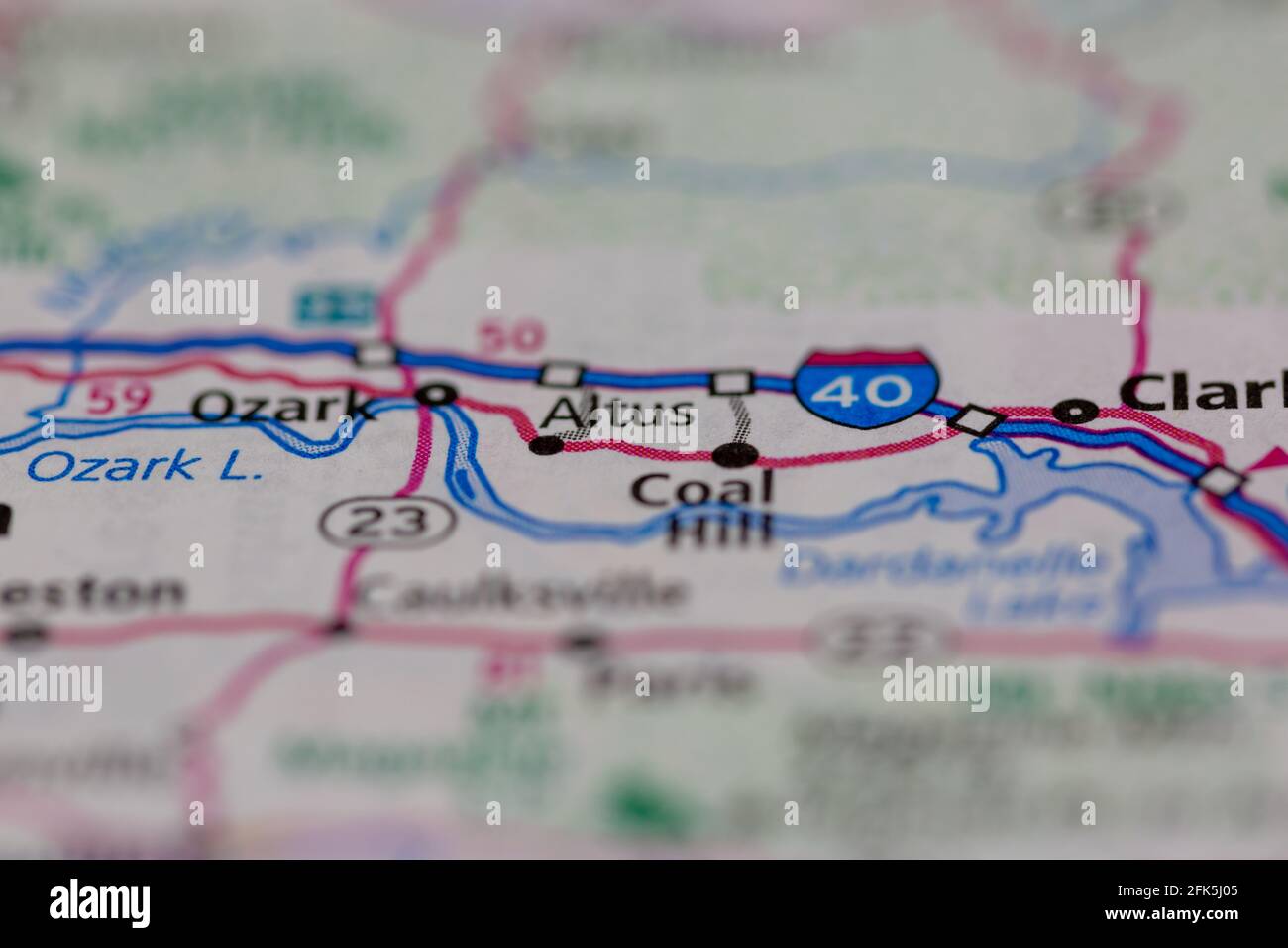 Altus arkansas map hires stock photography and images Alamy