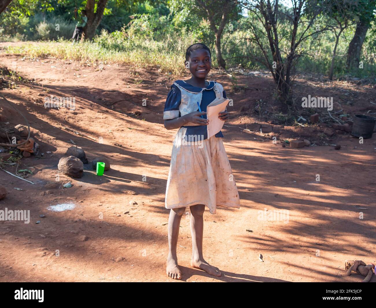 African girl uniform sitting school hi-res stock photography and images ...