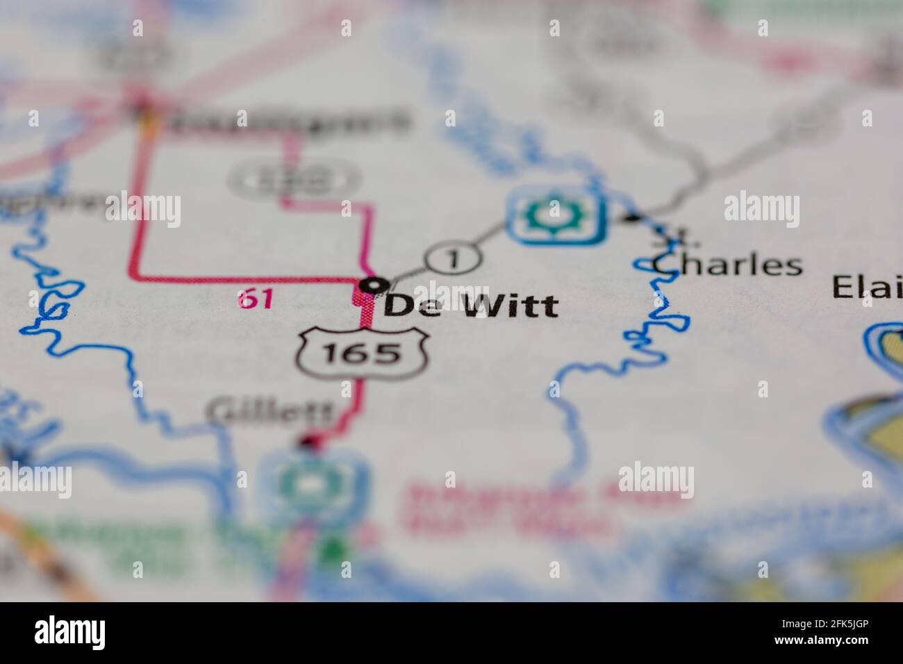 De witt arkansas map hires stock photography and images Alamy
