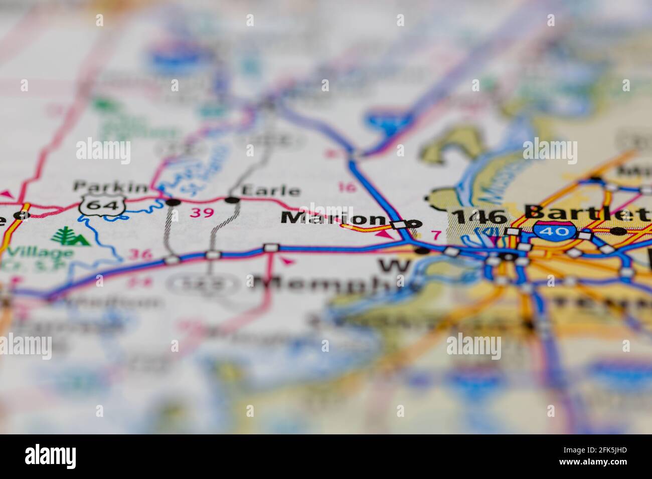 Marion arkansas map hires stock photography and images Alamy