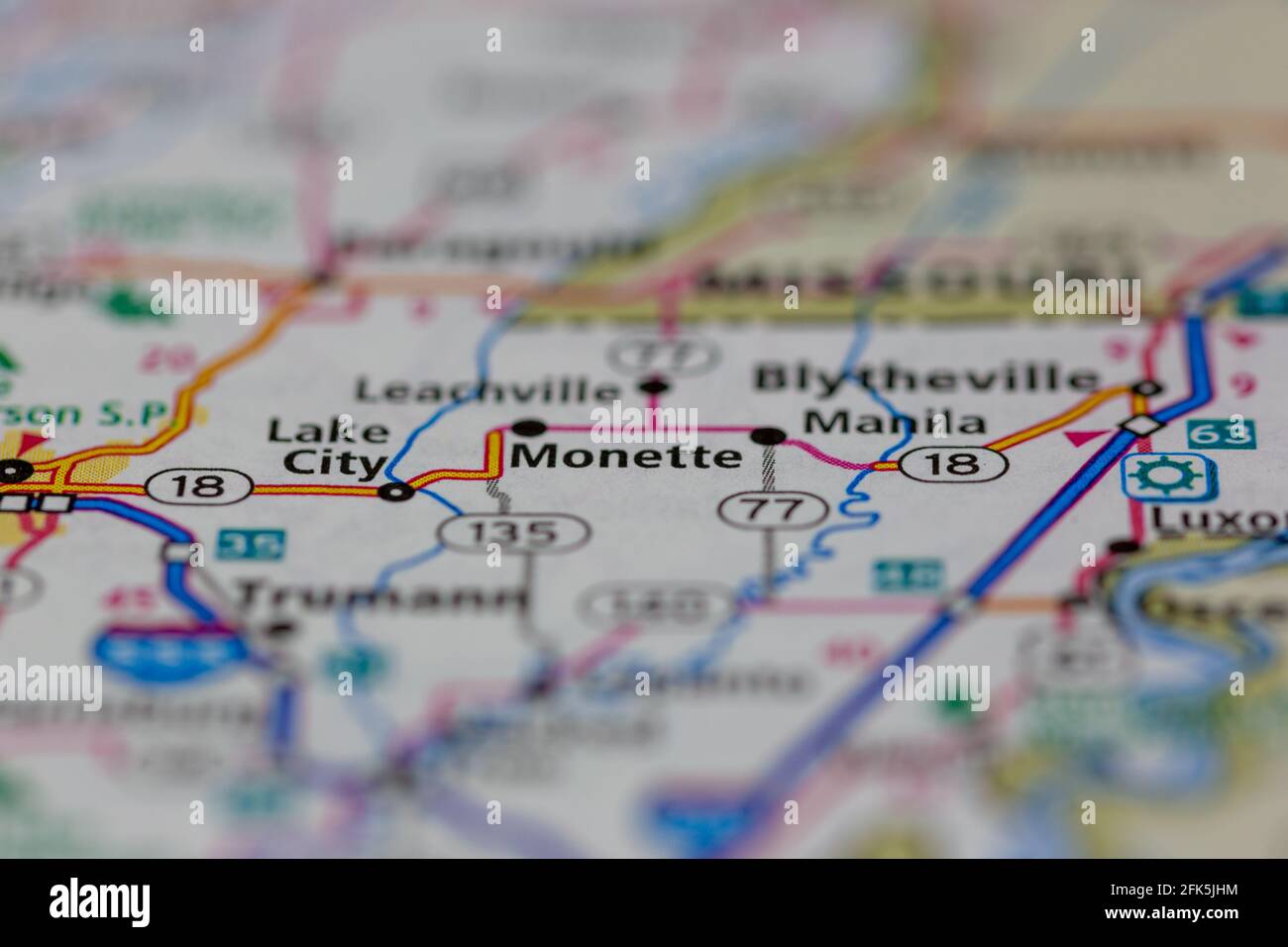 Map of arkansas hires stock photography and images Alamy