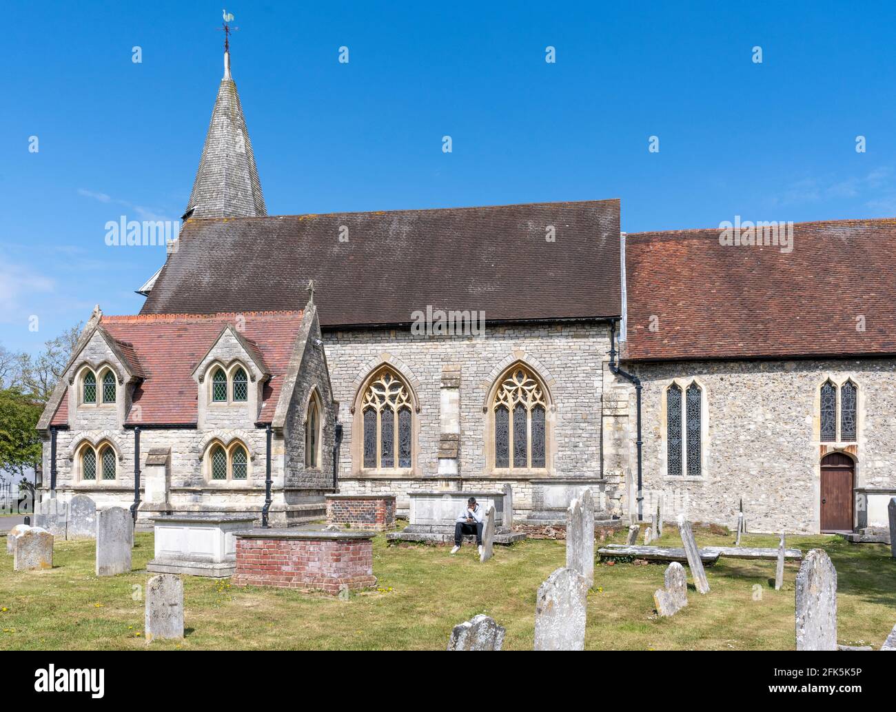 St Peter's Parish Church Titchfield, Hampshire, England, UK Stock Photo