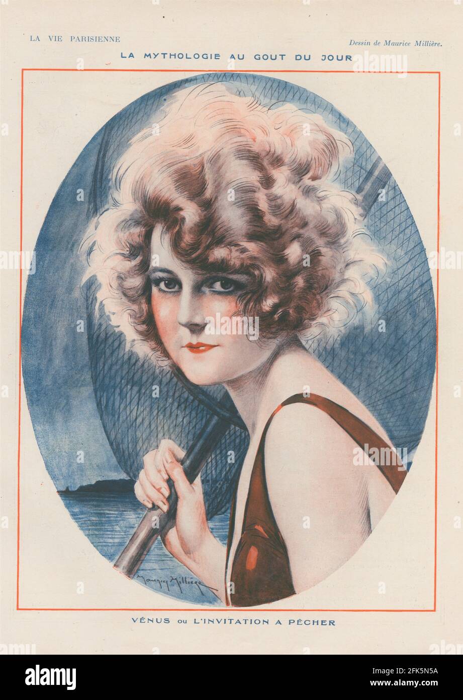 1920s france art deco magazine plate hi-res stock photography and ...