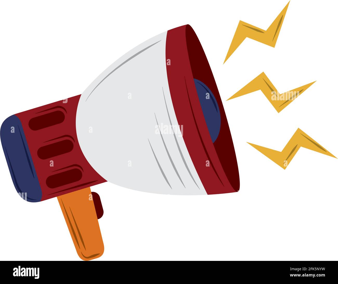 megaphone marketing advertising isolated style Stock Vector Image & Art