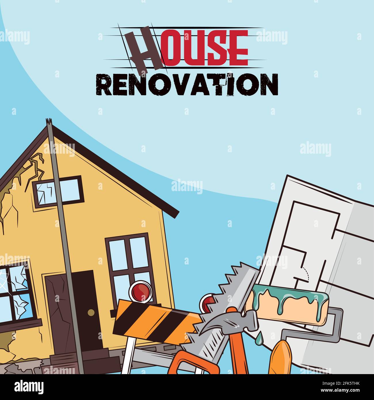 house renovation repair tools card Stock Vector Image & Art Alamy