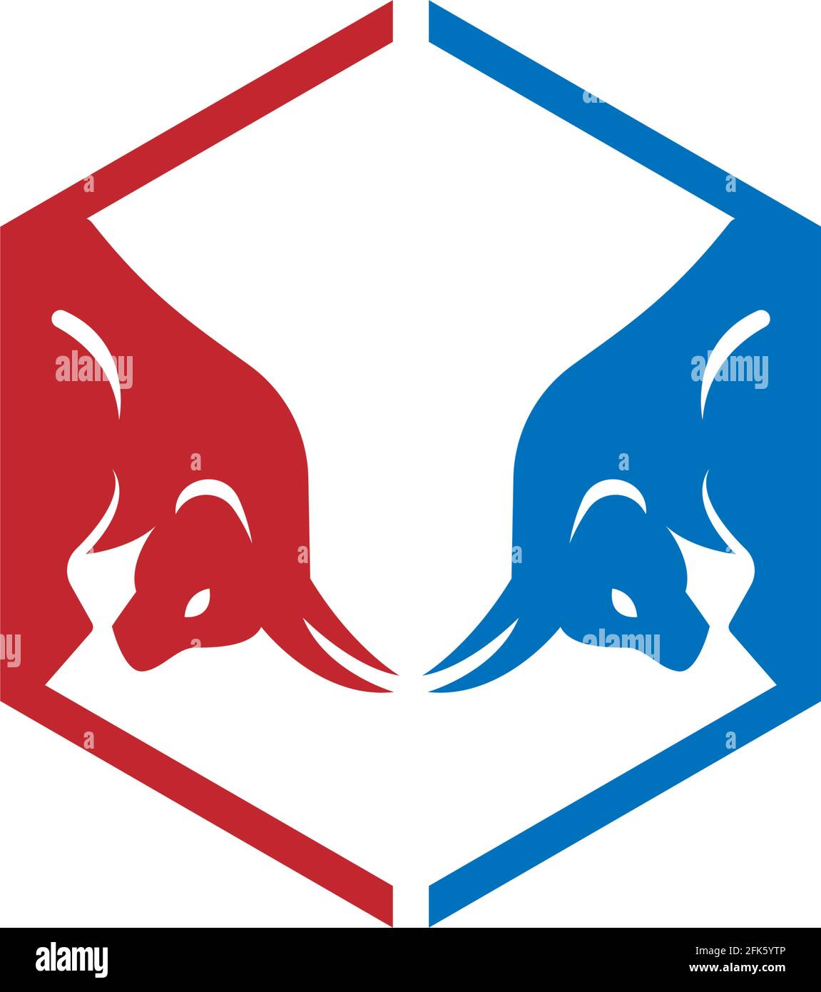Bull icon logo, buffalo head icon logo design vector template Stock ...
