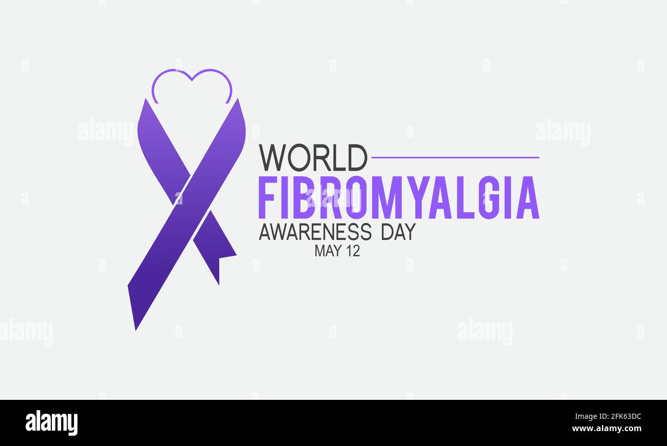 World Fibromyalgia Awareness Prevention and awareness Vector Concept. Banner, Poster World Fibromyalgia Awareness Campaign Template. Stock Vector