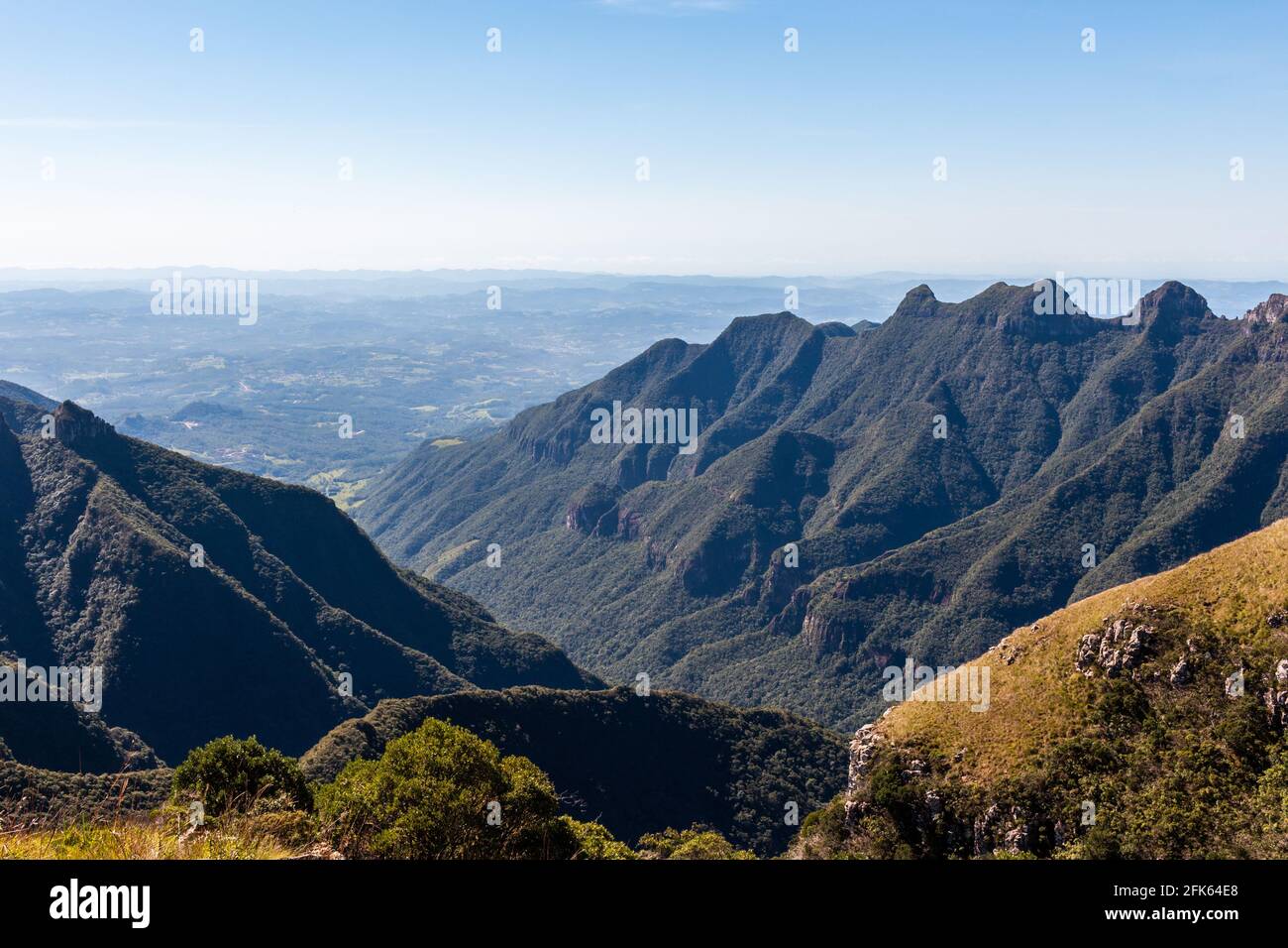 Ronda Canyon viewpoint in Santa Catarina, Brazil Stock Photo