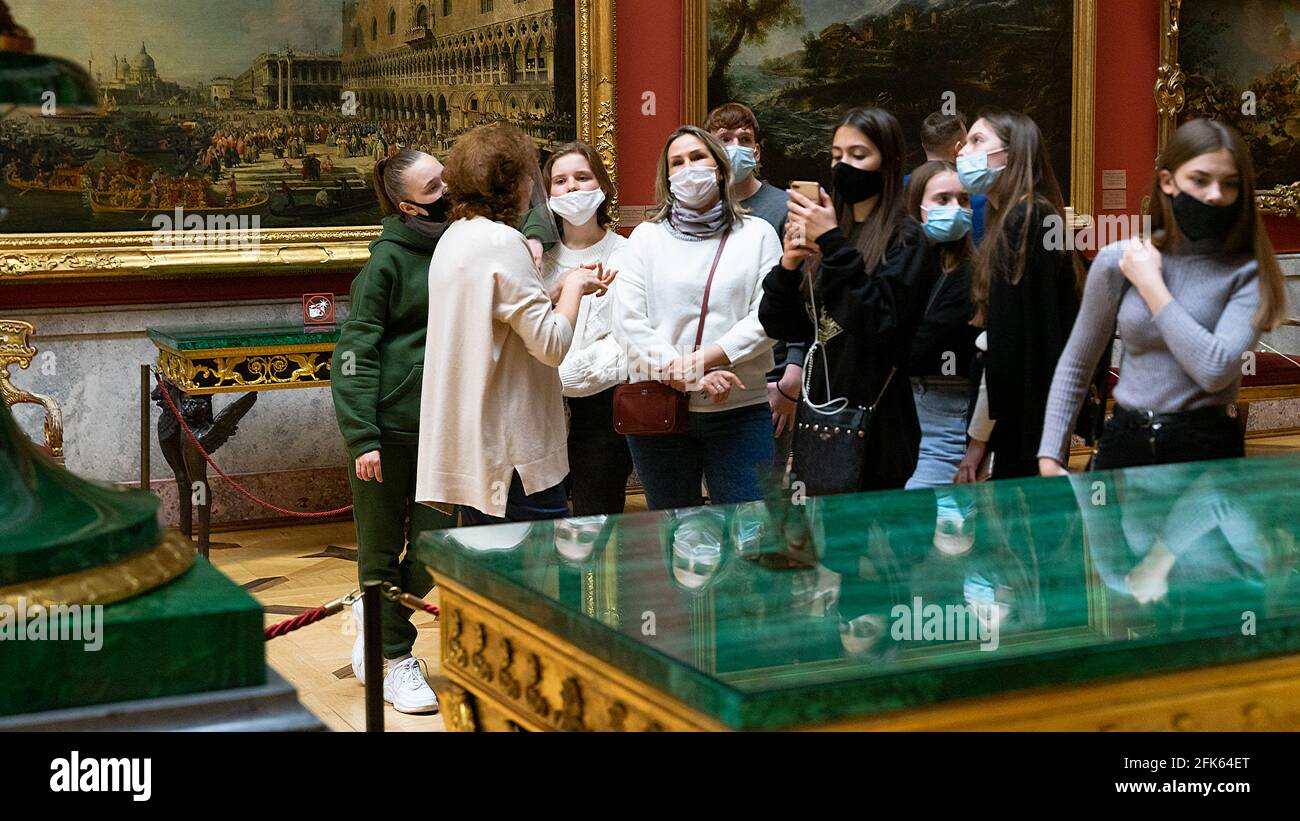 Group people wearing masks winter hi-res stock photography and images ...