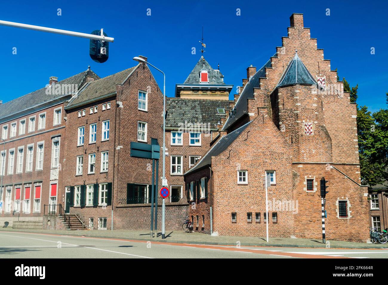 Traditional old houses in Den Bosch, Netherlands Stock Photo