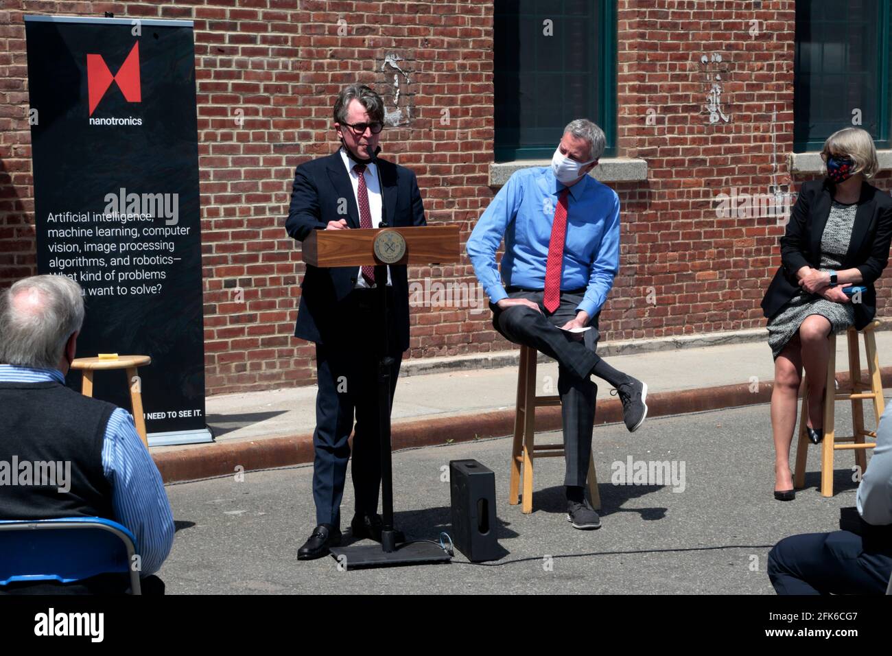 Matte Putman BROOKLYN, NY- APRIL 28: (L-R) Matthew Putman, CEO and cofounder of ...