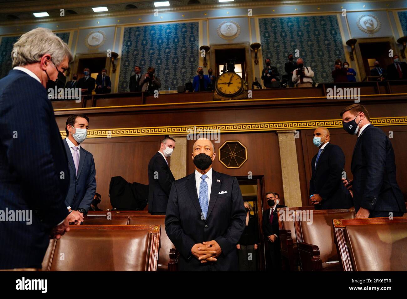 WASHINGTON, DC APRIL 28 U.S. House SergeantatArms William Walker announces the arrival of