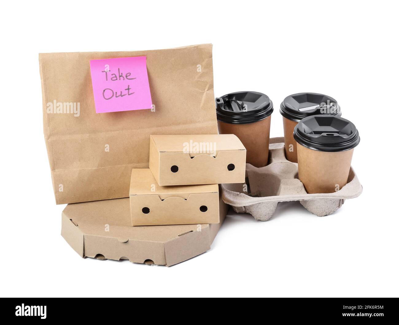 Food bag pizza drink Cut Out Stock Images Pictures Alamy