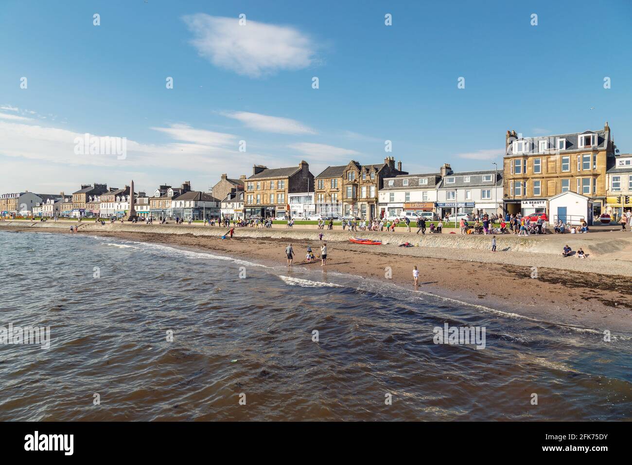 Helensburgh waterfront as seen from the pier Stock Photo - Alamy