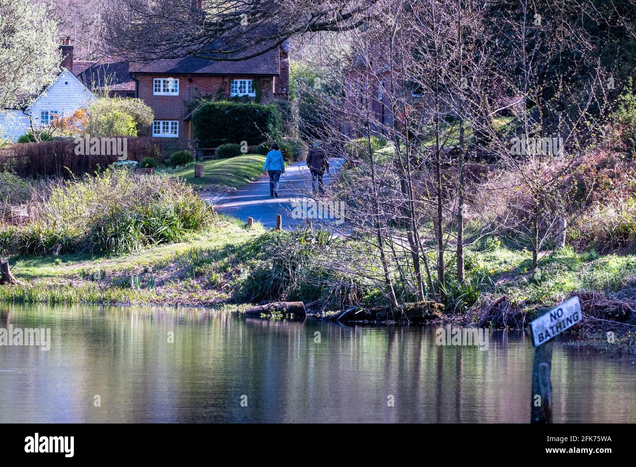 Surrey Hills Friday Street, a hamlet on the gentle lower north slope