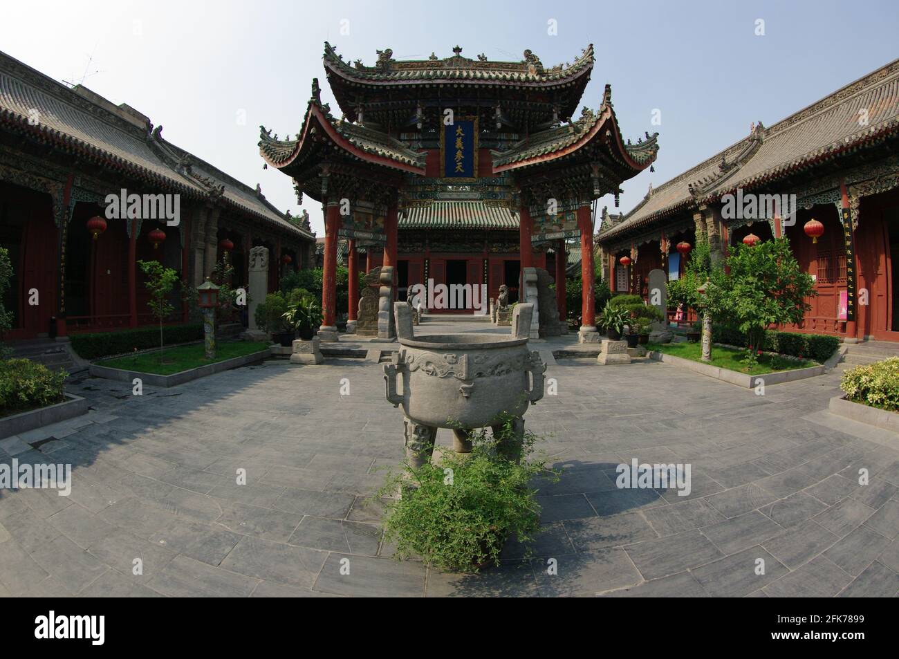 Shaanxi Gan Guild Hall, Kaifeng Mountain, Henan Province, China Stock Photo