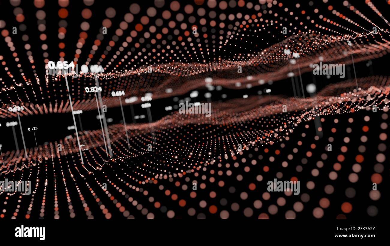 Big Data Visualization. Abstract structure Stock Photo - Alamy