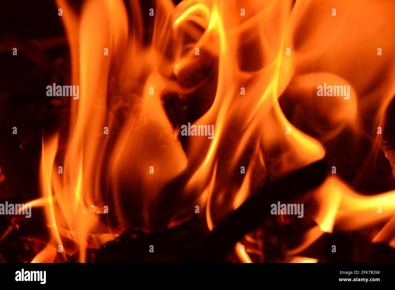 Cozy fire burning in hi-res stock photography and images - Alamy