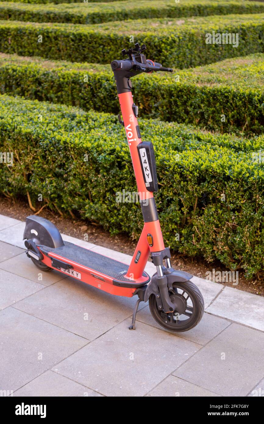 VOI electric scooter Stock Photo Alamy