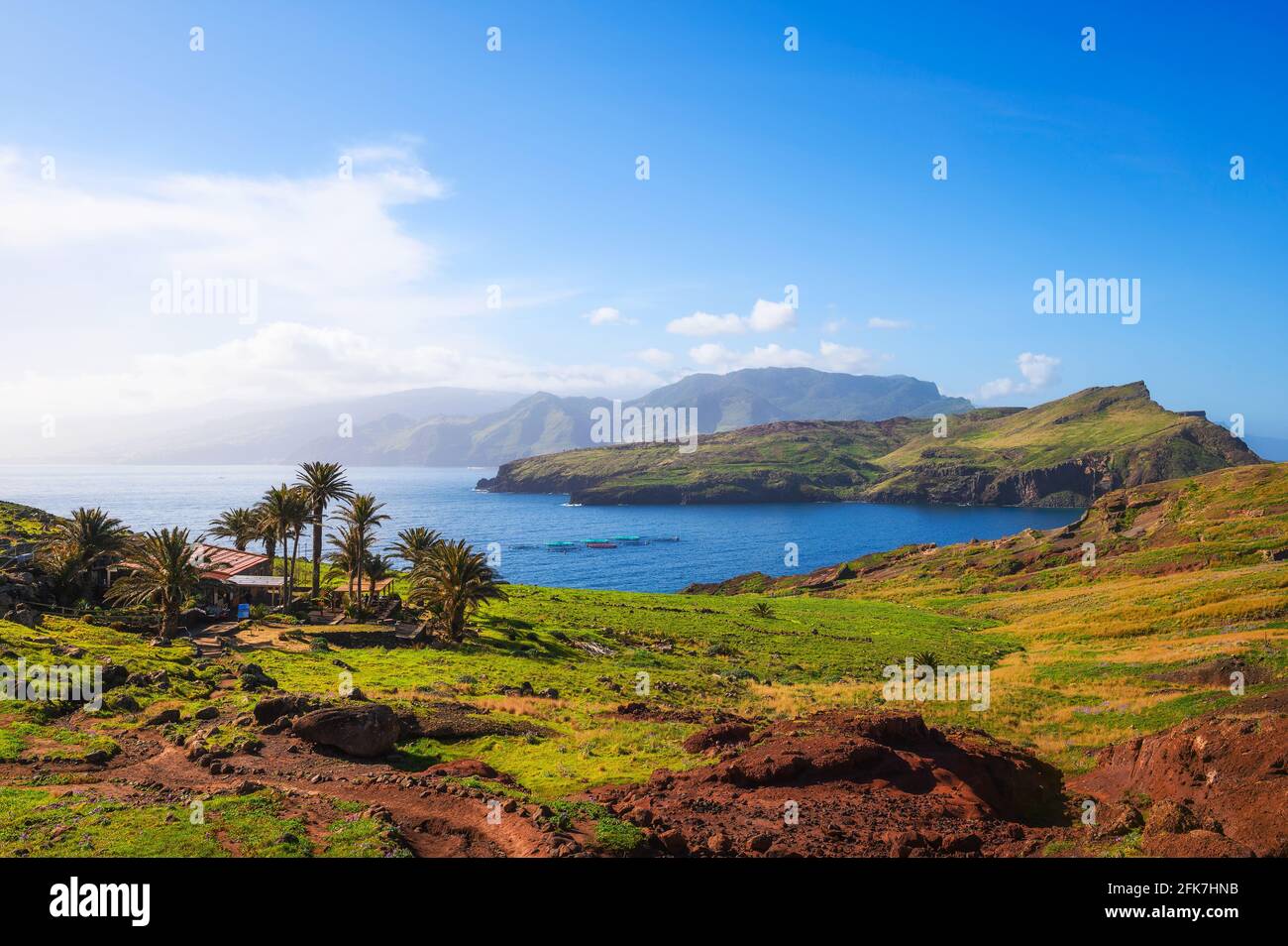 The Center Reception House Sardinha on Madeira island, Portugal Stock Photo