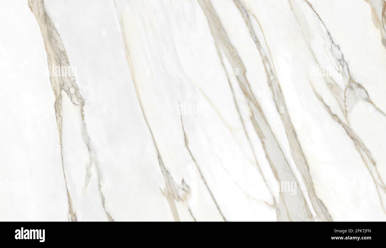 Statuario marble design with natural veins high resolution image Stock Photo
