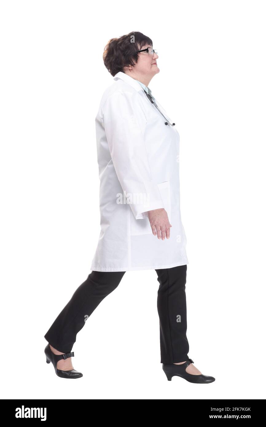 Female doctor nurse walks hi-res stock photography and images - Alamy