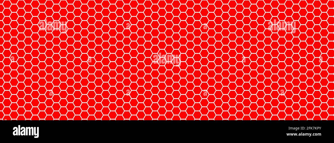 Abstract background of red hexagons Stock Vector Image & Art - Alamy