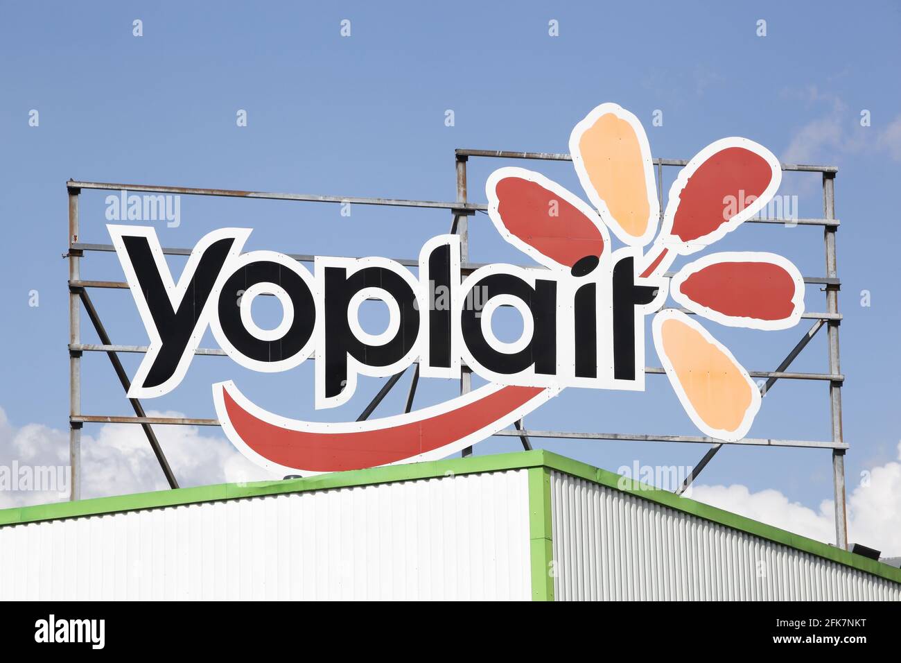 Vienne, France - June 7, 2020: Yoplait is the world's largest franchise brand of yogurt Stock Photo