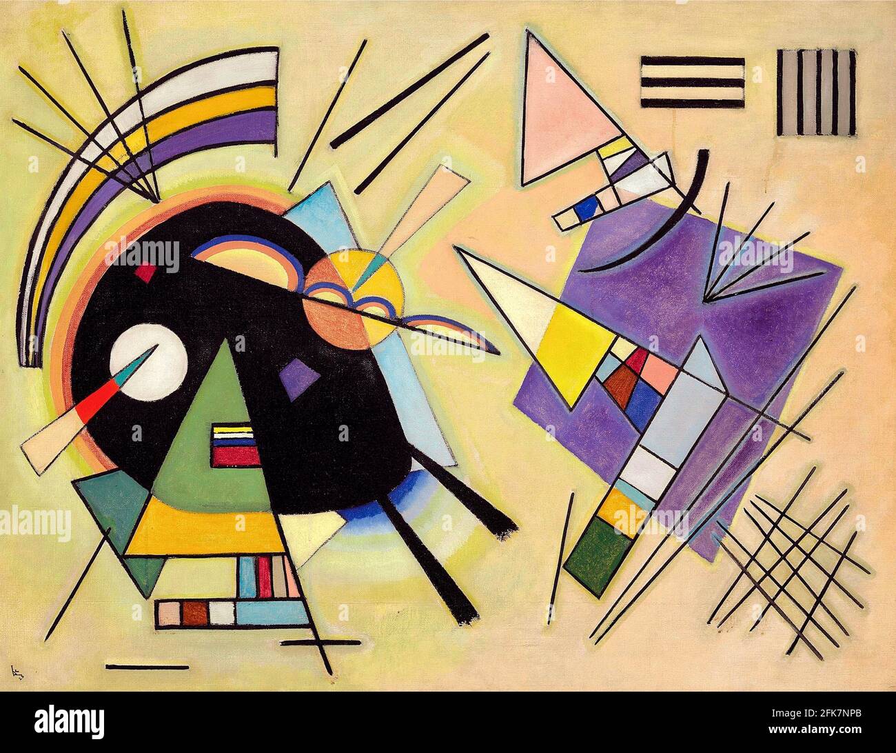 Kandinsky painting 1923 hi-res stock photography and images - Alamy
