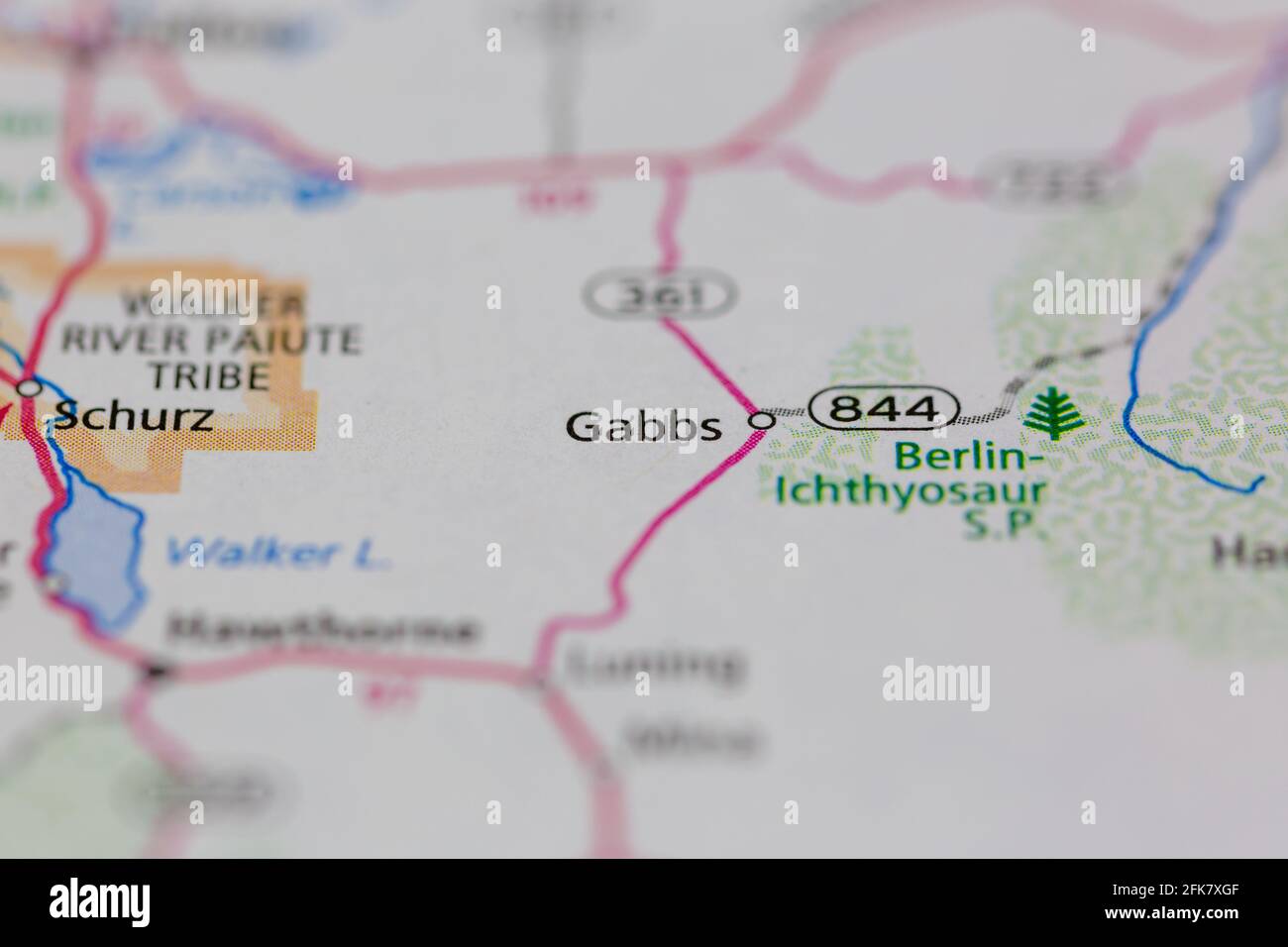 Map of gabbs hires stock photography and images Alamy