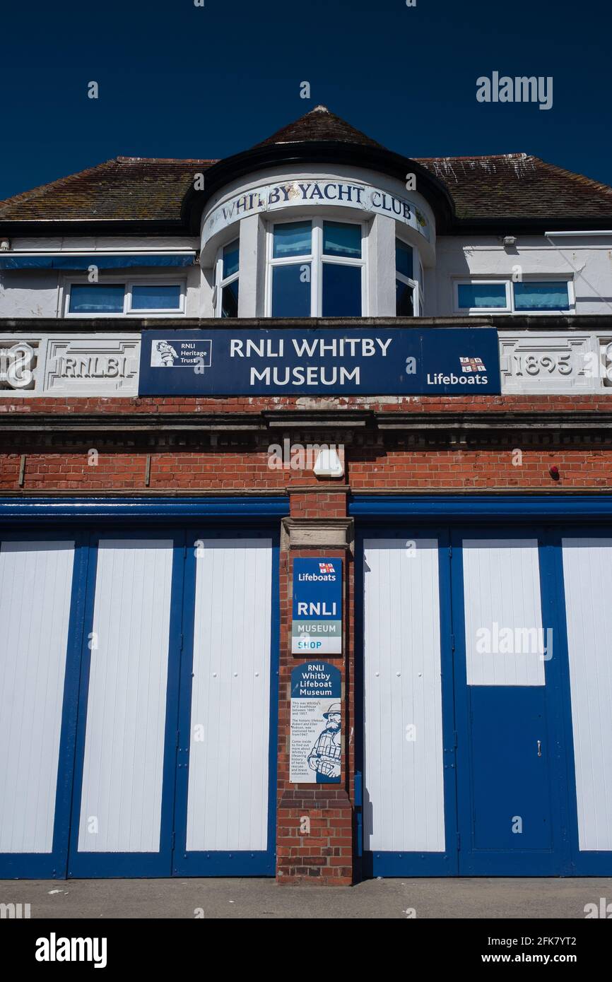 Whitby Rnli Building Stock Photo Alamy