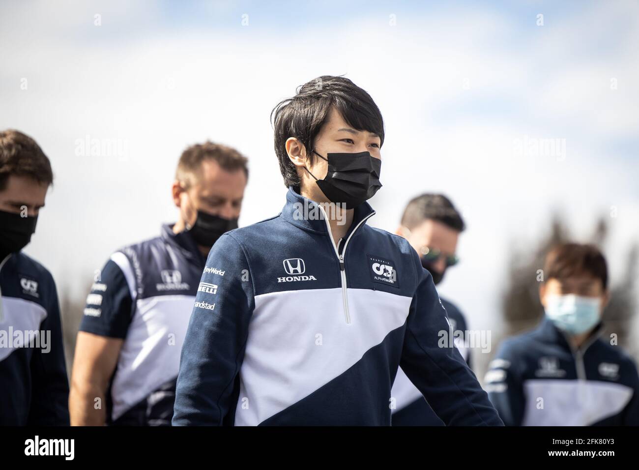 Portimao Portugal 29th Apr 21 Portimao Portugal Thursday 29th April 21 Yuki Tsunoda Jpn Alphatauri Walks The Circuit With The Team Portuguese Grand Prix Thursday 29th April 21 Portimao Portugal Credit James Portimao Portugal 29th Apr 21 Portimao Portugal Thursday 29th April 21 Yuki Tsunoda Jpn Alphatauri Walks The Circuit With The Team Portuguese Grand Prix Thursday 29th April 21 Portimao Portugal Credit James