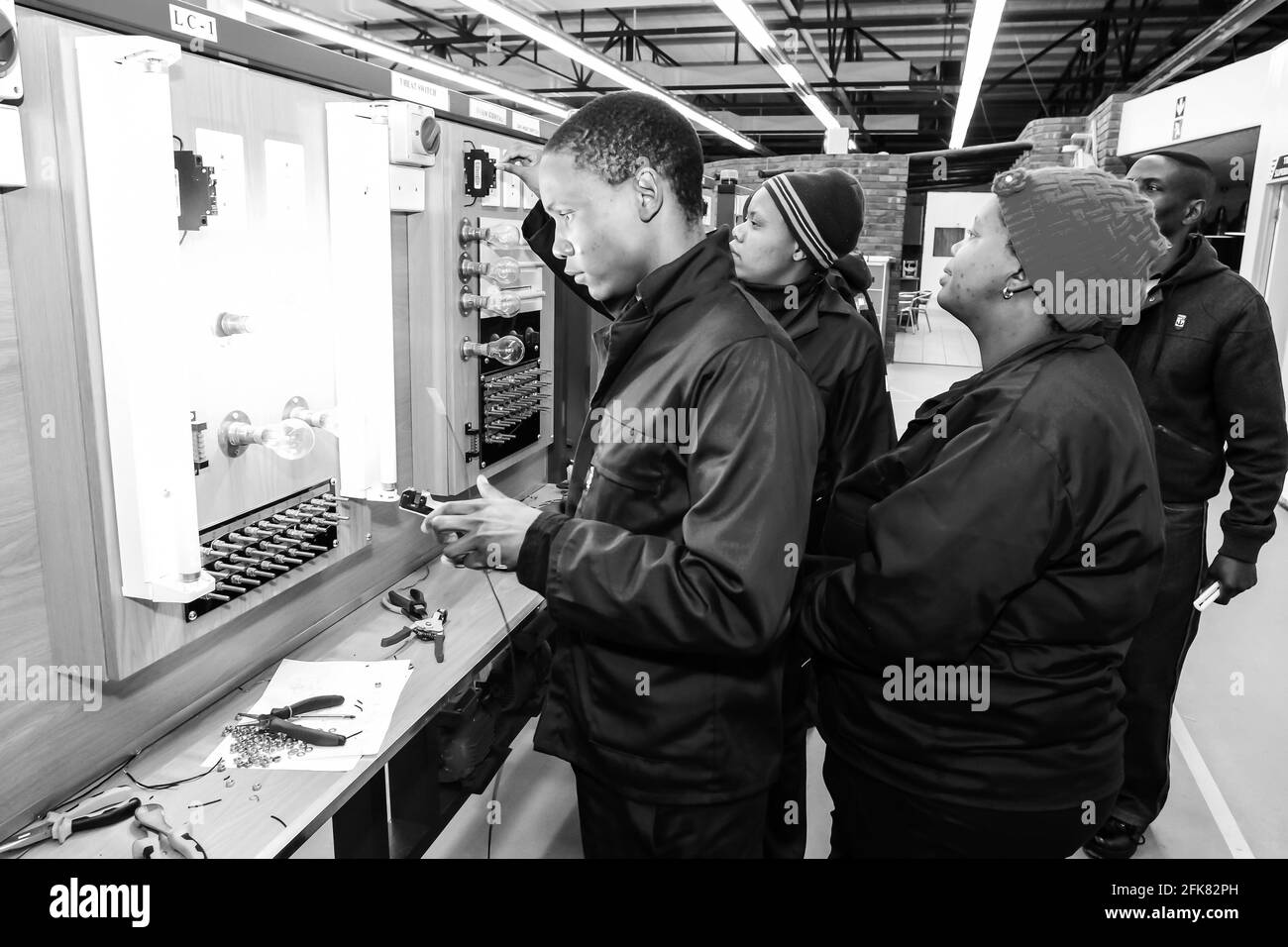 Industrial training africa Black and White Stock Photos & Images - Alamy