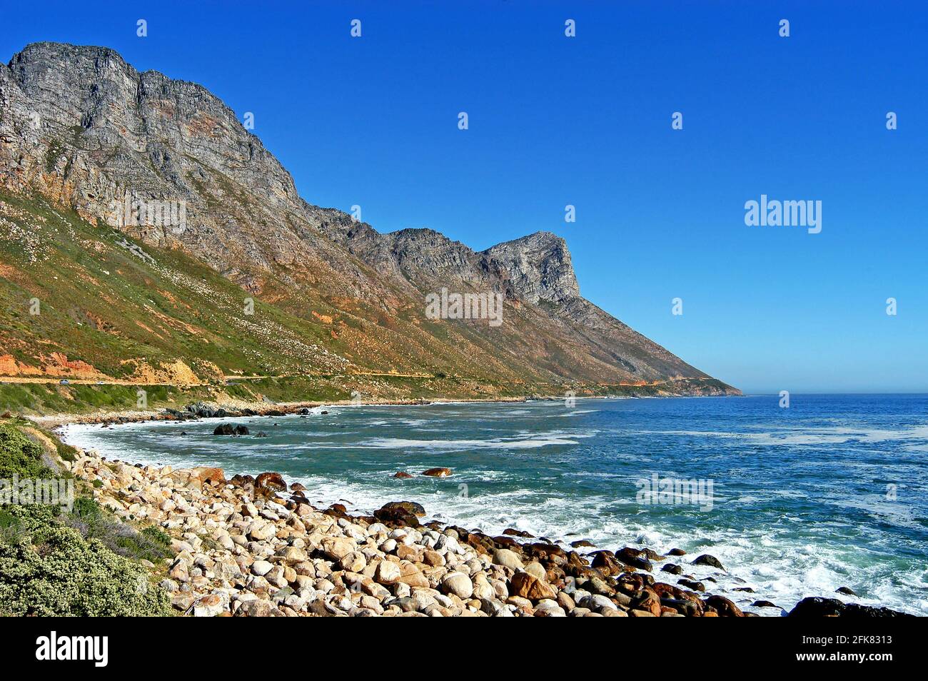 coastline, Gordon's bay, South Africa Stock Photo Alamy