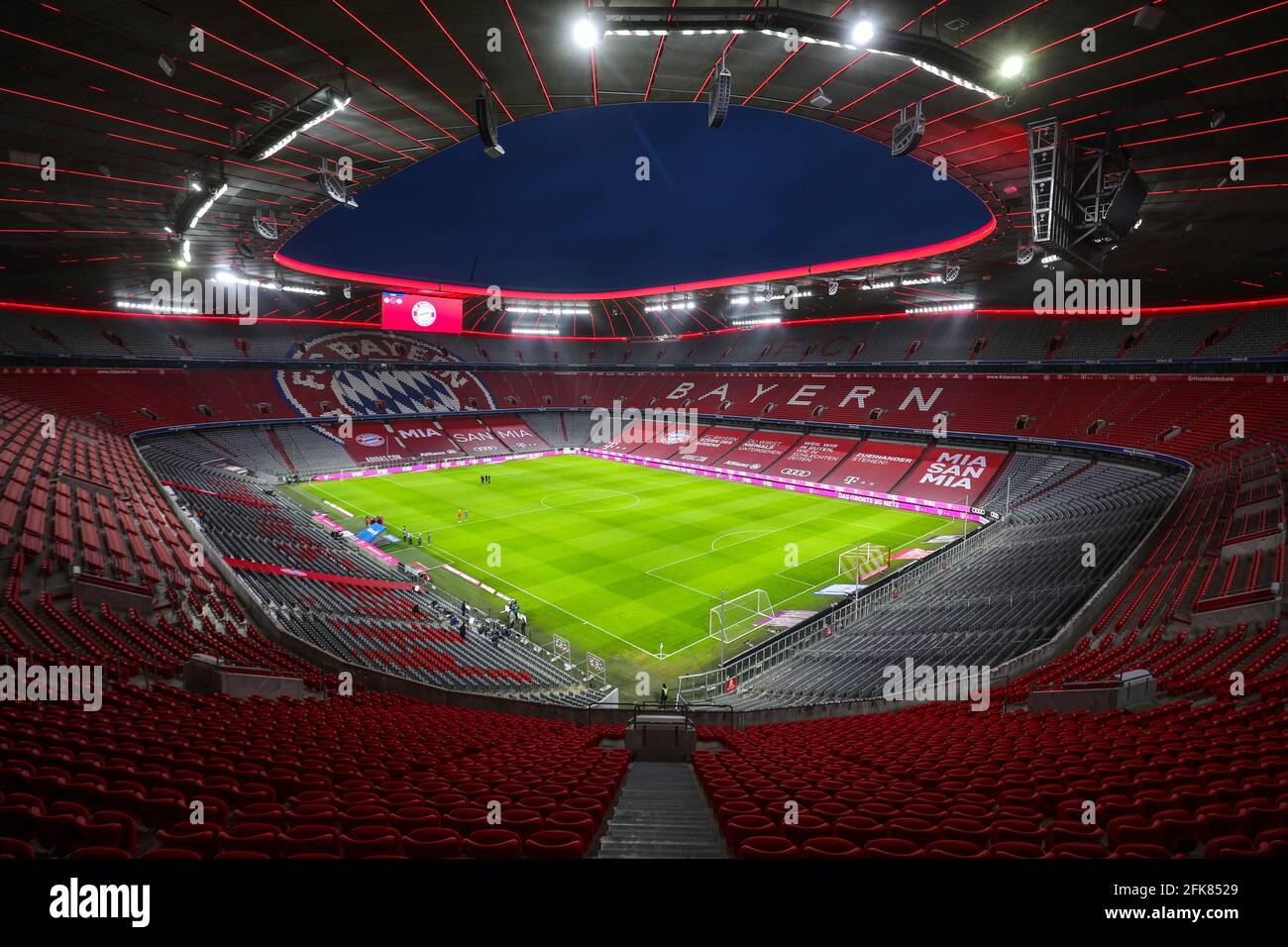 Stadion Allianz Arena in Muenchen Froettmaning for the UEFA Euro 2020 / 2021  football European Championship Football Stadium from FC Bayern Munich ©  diebilderwelt / Alamy Stock Stock Photo - Alamy