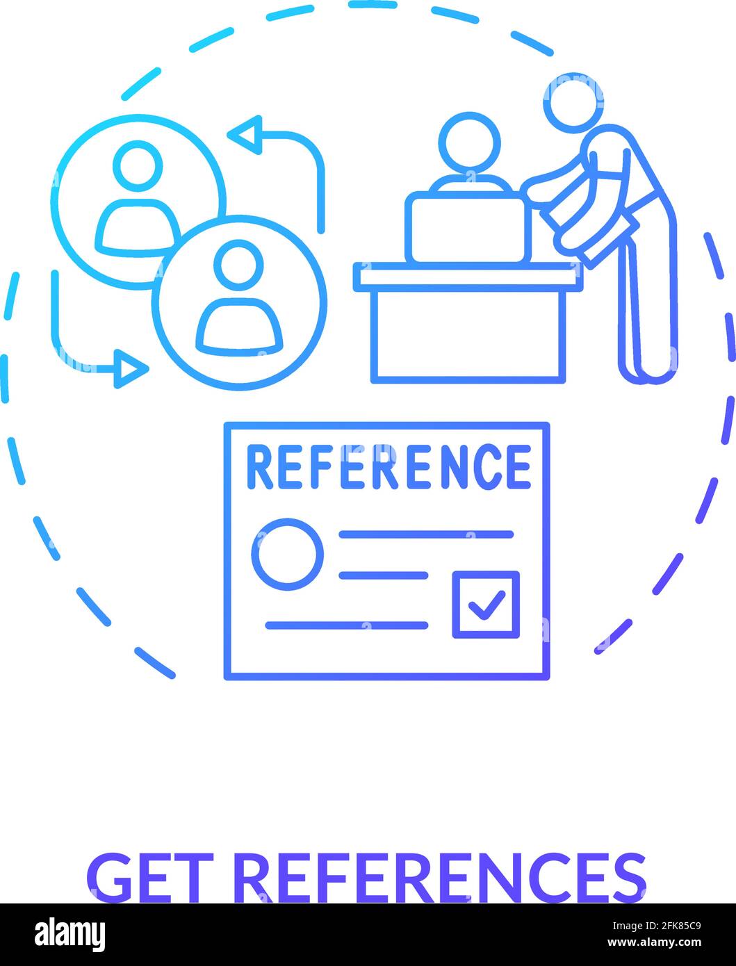 Get references concept icon Stock Vector Image & Art Alamy