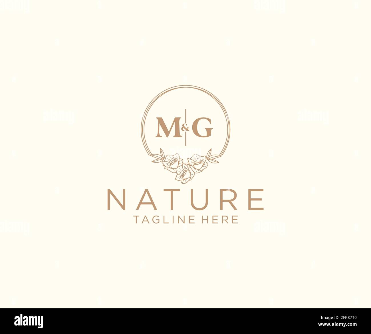 Monoline Letter MG GM Logo
