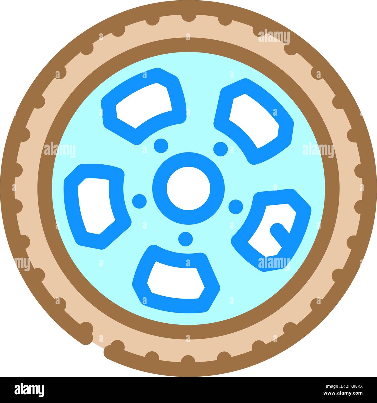 wheel car color icon vector illustration Stock Vector Image & Art - Alamy