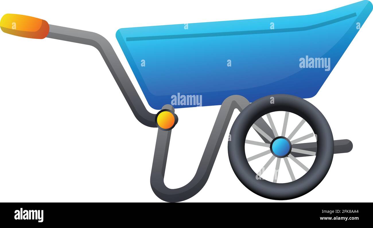 Garden wheelbarrow icon, cartoon style Stock Vector Image & Art - Alamy