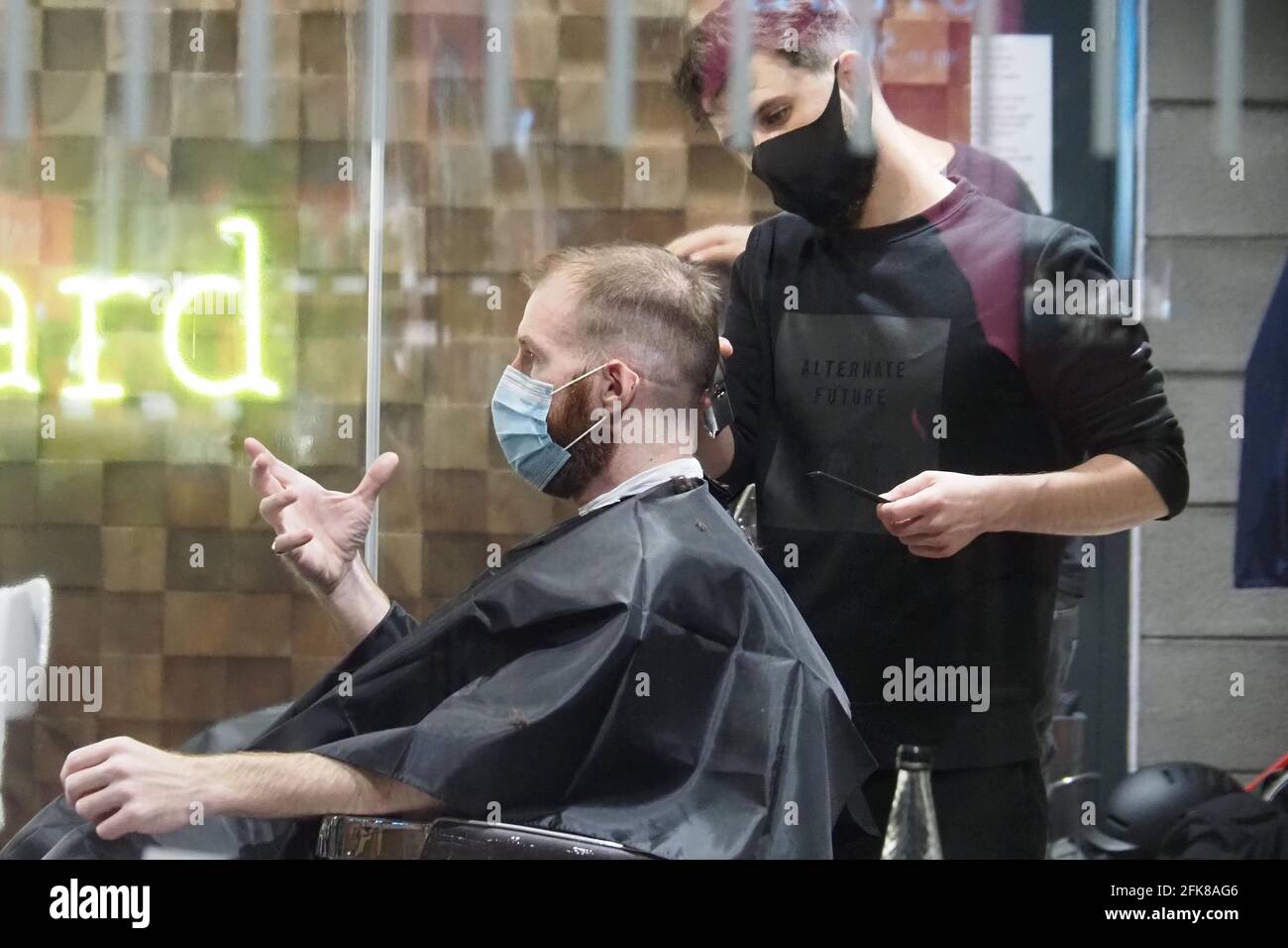 London Britain 20200704UK Pubs and Barbers Reopen PICTURED