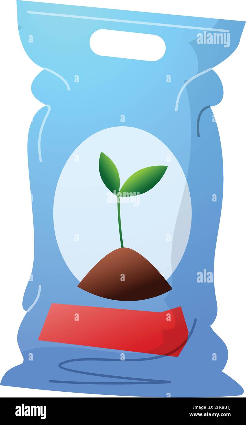 Plant soil sack icon, cartoon style Stock Vector Image & Art - Alamy