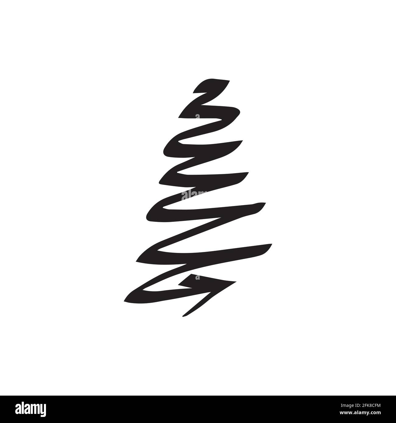 Arrow icon in a trendy flat style, isolated on a white background ...