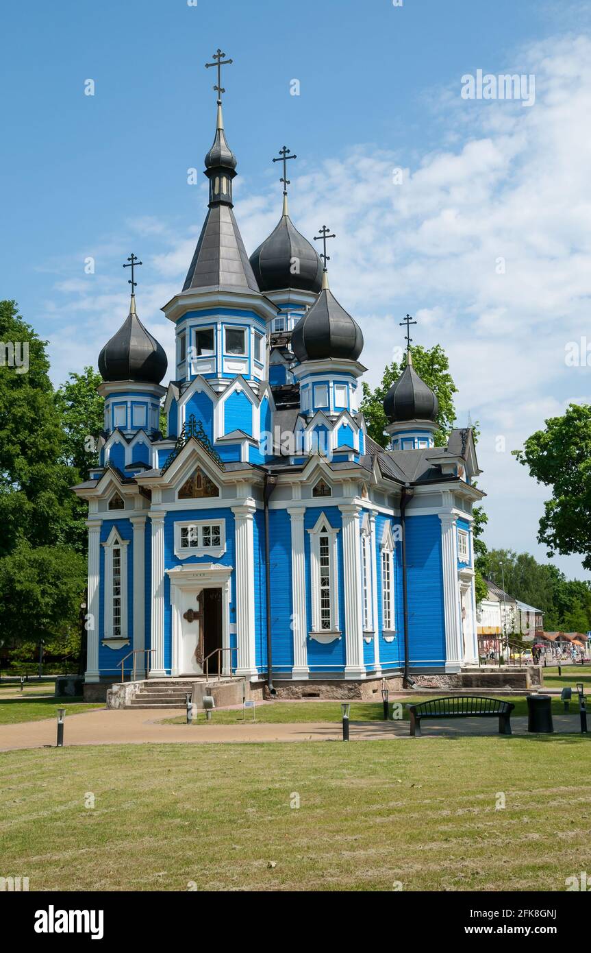 Joy of all who Sorrow Church, Druskininkai, Alytus County, Lithuania Stock Photo