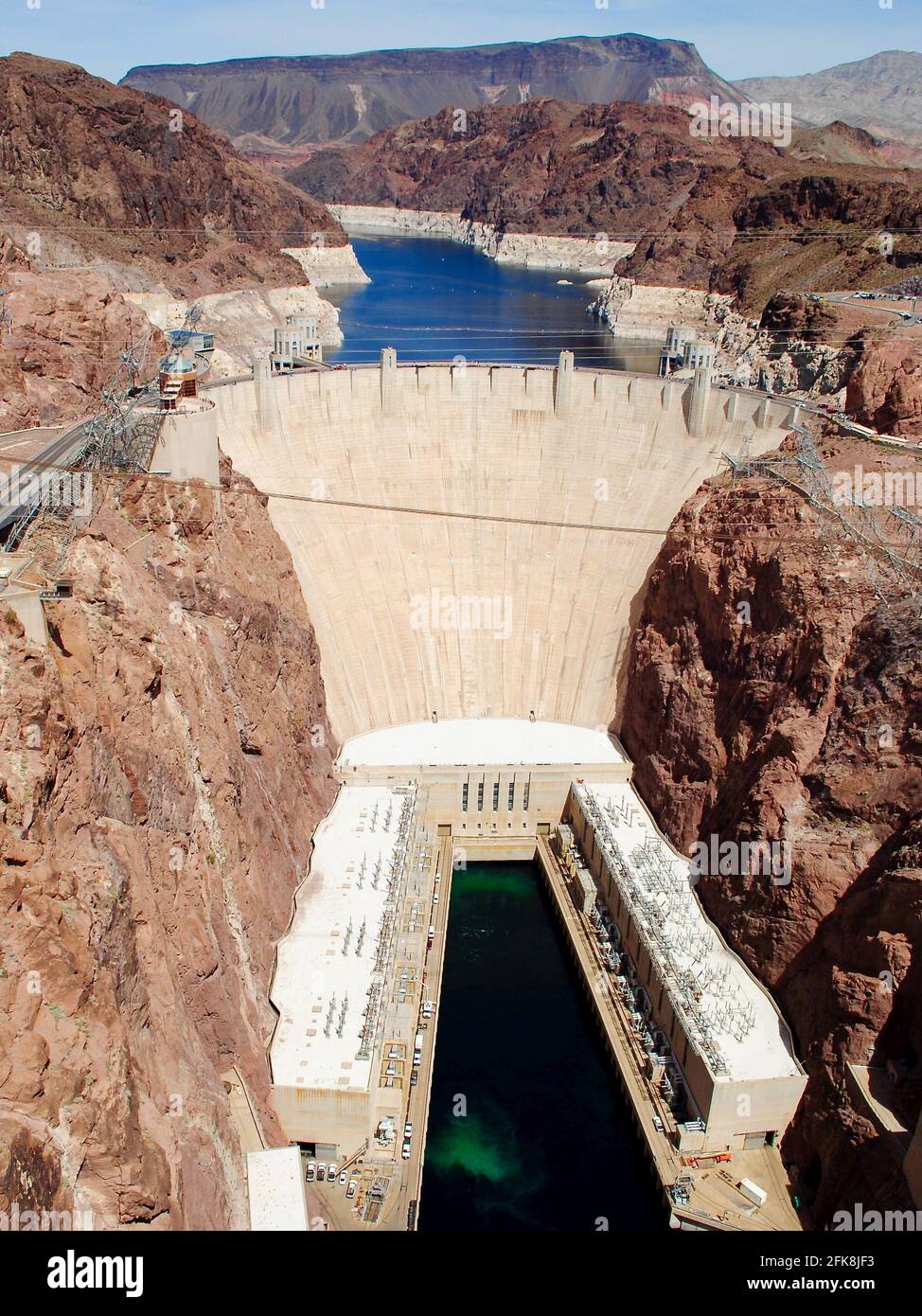Hoover Dam as seen from the Mike O'CallaghanPat Tillman Memorial