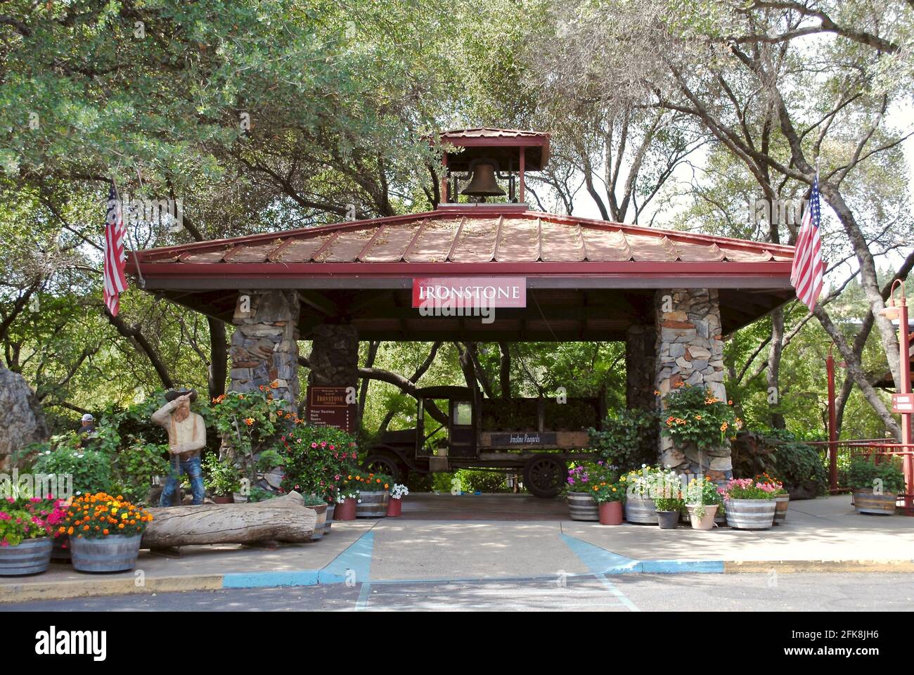 Murphys, California Entrance to Ironstone Vineyards. Ironstone is the